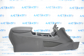 Central console armrest and cup holders Ford Escape MK3 17-19 black, scratches, for cleaning