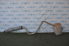 Rear muffler with barrel Chevrolet Impala 14-20 2.5 for 1 pipe, crushed