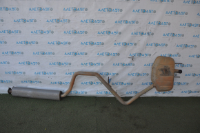 Rear muffler with barrel Chevrolet Impala 14-20 2.5 for 1 pipe, crushed