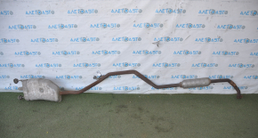 Exhaust line middle part with rear barrel Chevrolet Volt 11-15 with resonator, rusty