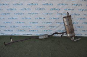 Rear muffler with barrels Nissan Rogue 14-20 rusty
