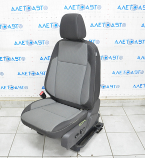 Driver's seat Ford Escape MK3 13-15 without airbag, electric, cloth, black-gray