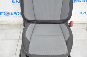 Passenger seat Ford Escape MK3 13-15 without airbag, mechanical, cloth black-gray
