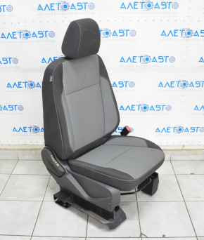 Passenger seat Ford Escape MK3 13-15 without airbag, mechanical, cloth black-gray