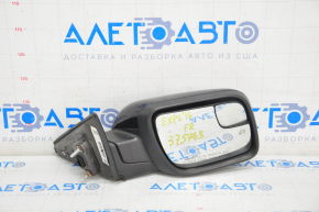 Side mirror right Ford Explorer 16-19 rest, 7 pins, turn signal, heated, black, cracks