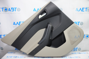 Door trim card rear left Ford Focus mk3 15-18 gray with gray insert plastic, scratches