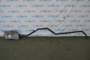 Exhaust line middle part with rear barrel Chevrolet Volt 11-15 without resonator, rusty, dented