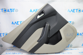 Door trim card rear left Ford Focus mk3 15-18 gray with gray insert plastic, scratches