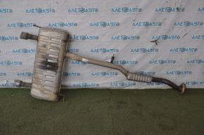 Exhaust line with barrel Cadillac ATS 13- 2.0 catalyst cut off, crushed