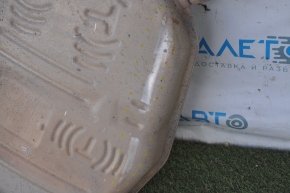 Muffler rear part with barrel Chevrolet Malibu 13-14 hybrid for 1 pipe, rusty, sawed off studs, dented