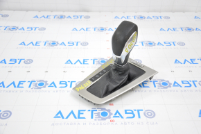 Automatic transmission handle with shifter cover Ford Focus mk3 11-18 prerest rubber, gray cover, paint of cover cracked