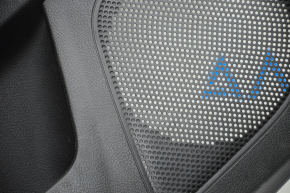 Door trim card rear left Ford Focus mk3 15-18 black with black insert cloth, under tweeter, scratches
