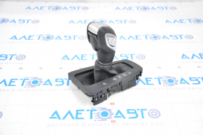 Automatic transmission knob with shifter pad Ford Focus mk3 15-18 rest, leather, black pad
