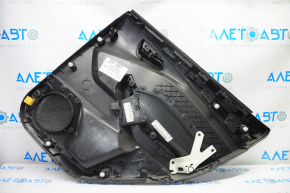 Door trim card rear left Ford Focus mk3 11-18 black with black insert plastic, scratches