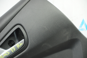 Door trim card rear left Ford Focus mk3 11-18 black with black insert plastic, scratches