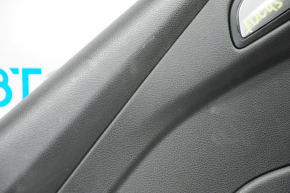 Door trim card rear left Ford Focus mk3 11-18 black with black insert plastic, scratches