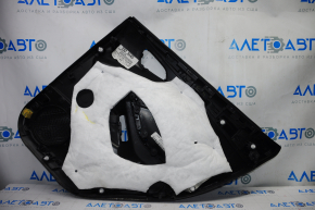 Door trim card rear left Ford Focus mk3 15-18 black with black insert plastic