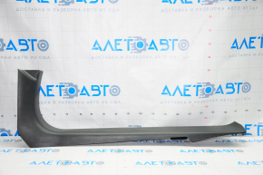 Door sill trim inner front right Nissan Pathfinder 13-20 black, rubbed