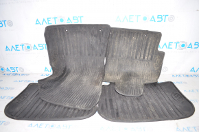 Set of floor mats for Subaru Outback 15-19 rubber, black