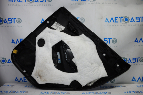 Door trim card rear left Ford Focus mk3 15-18 black with black insert plastic, scratches