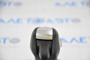 Automatic transmission handle with shifter cover Ford Focus mk3 15-18 rest, leather, black cover, chrome swelled, paint peeled off