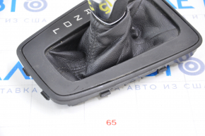 Automatic transmission knob with shifter pad Ford Focus mk3 15-18 rest, rubber, black pad, worn pad