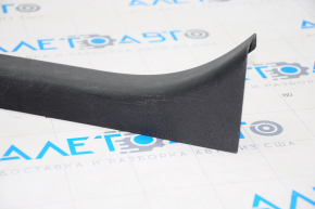 Front right threshold trim Nissan Leaf 13-17 black, broken crepe, scratches