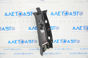 Center pillar trim upper belt left Ford Explorer 11-15 black