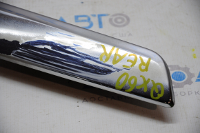 Upper trunk door molding Infiniti JX35 QX60 16-20 rest, chrome, painted