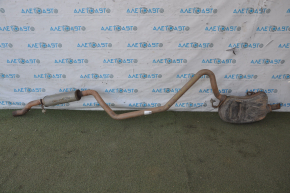 Muffler rear part with barrel Dodge Journey 11-14 2.4 rusty, dents