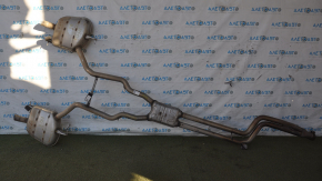 BMW 5 F10 11-16 3.0T 2 Barrel Exhaust Line Flattened