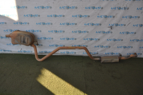 Muffler rear with barrel Dodge Journey 11-14 2.4 dents