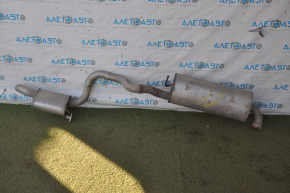 Muffler rear part with barrel Dodge Grand Caravan 11-20 rusty