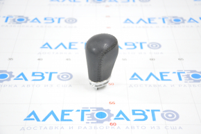 Gear knob Infiniti JX35 QX60 13-15 prerest, black leather, worn leather