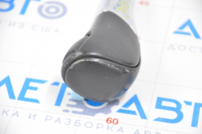 Gear knob Nissan Altima 13-15 leather black type 2, worn leather