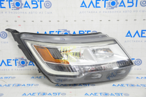 Front right headlight complete Ford Explorer 16-19 rest, halogen + LED, light