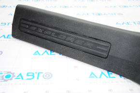 Door sill trim front right Ford Explorer 11-15 black, rubbed