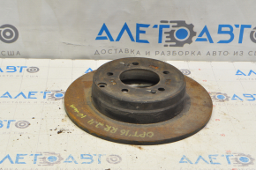 Brake disc rear right Kia Optima 16-20 10 mm