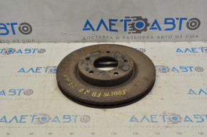 Brake disc front right Kia Soul 14-19 23mm, rusty