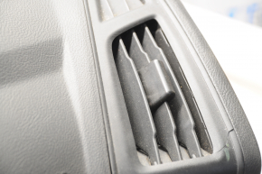 Torpedo front panel with AIRBAG Ford Focus mk3 15-18 rest, black, with overlay and glove compartment, scratches, broken fasteners