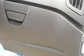 Torpedo front panel with AIRBAG Ford Focus mk3 15-18 rest, black, with overlay and glove compartment, scratches, broken fasteners