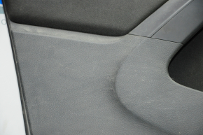 Door trim card front left VW Tiguan 09-17 black with black insert cloth, armrest cloth, scratches