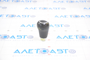 Mazda 6 13-17 manual transmission knob black leather, worn leather