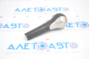 Gear knob Nissan Versa Note 13-17 black rubber, plastic inserts, worn button