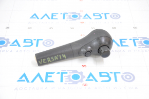 Gear knob Nissan Versa 12-19 usa rubber black worn