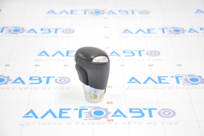 Mazda 6 13-17 automatic transmission knob black leather, scratches on leather