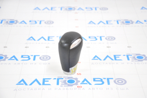 Mazda 6 13-17 automatic transmission knob black leather, scratches on leather