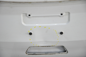 Naked trunk door with glass Ford Explorer 16-19 white YZ, with motor and leash, dented, scratches