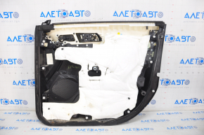Door trim card front left Ford Explorer 16-19 rest, leather black, scratches, rust