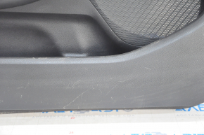 Door trim card front left Ford Explorer 16-19 rest, leather black, scratches, rust